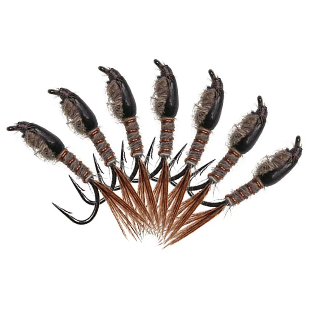 Trout Fly Fishing Assorted Flies Kit Nymph Dry Wet Lure