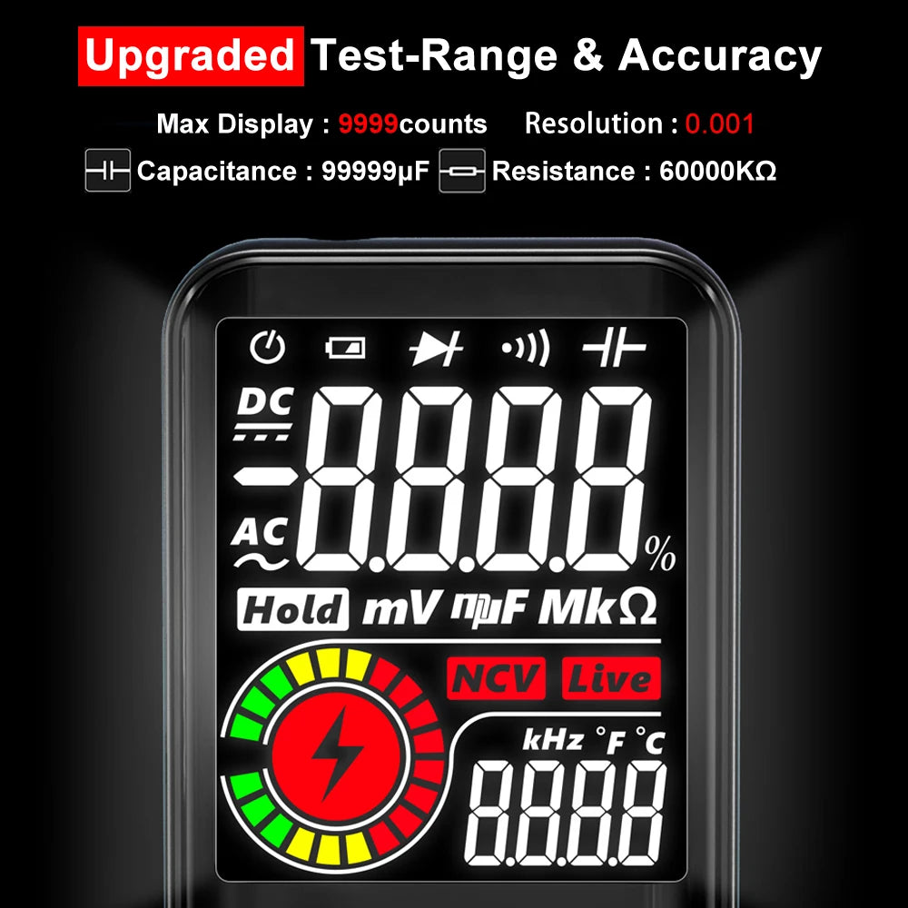 BSIDE Smart Digital Multimeter EMF Tester 0 To 620V USB