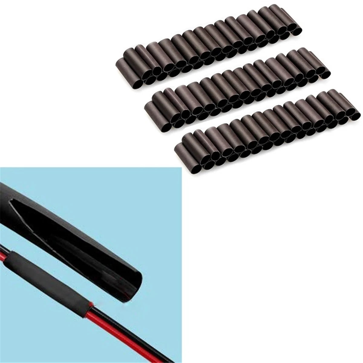 250PCS Waterproof Solder Seal Sleeve Splice Terminals Kit