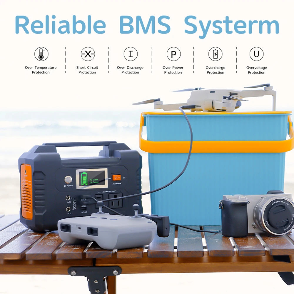 E200 Portable Power Station 40800mAh Solar Generator