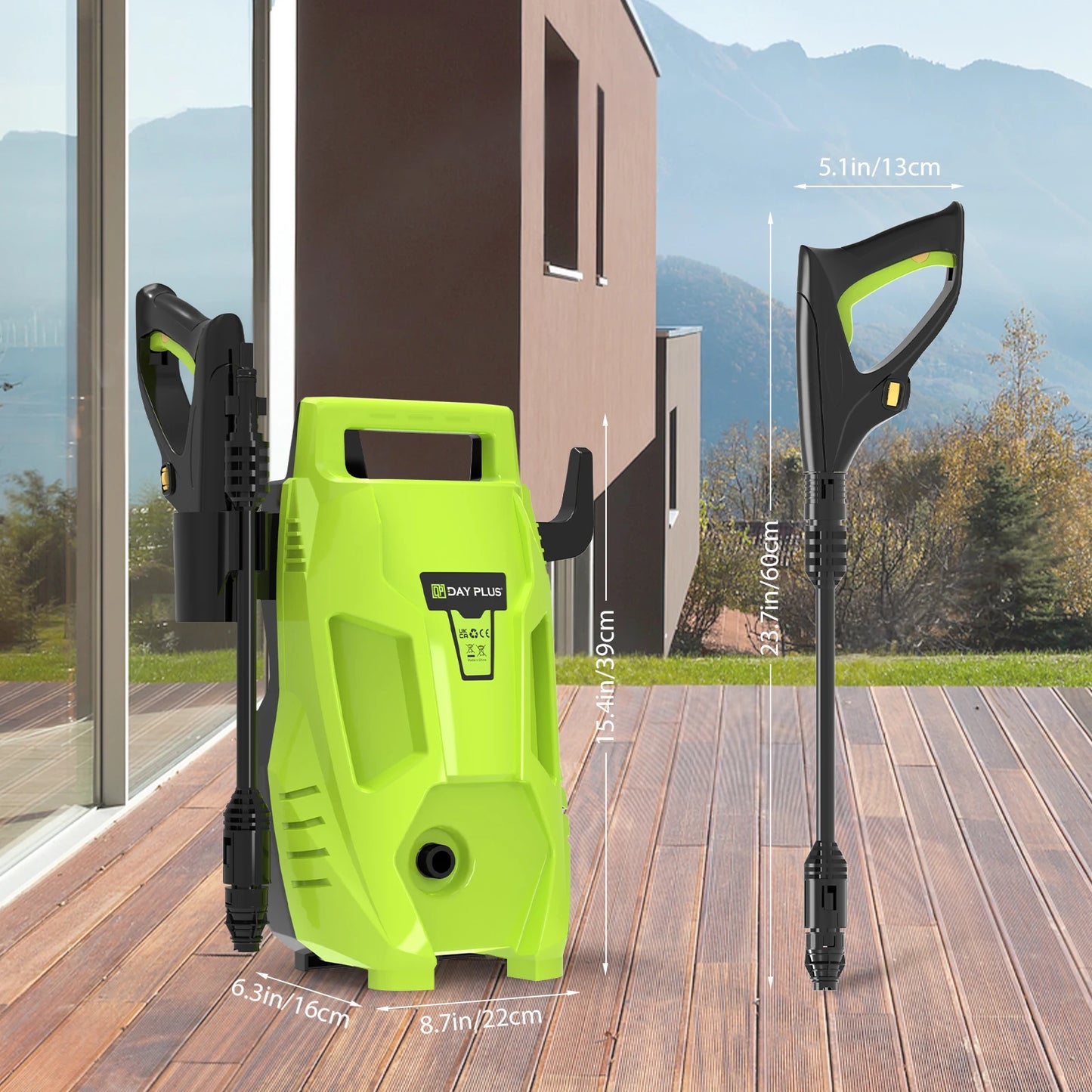 DayPlus 200 Bar Pressure Washer 3000W Portable 3 In 1