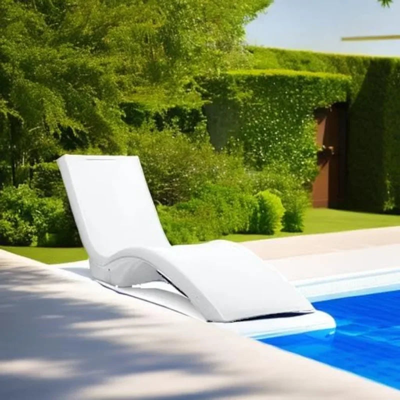 HOME.HOT.Pool Lounger, Waterproof Patio Furniture for Sun Shelf