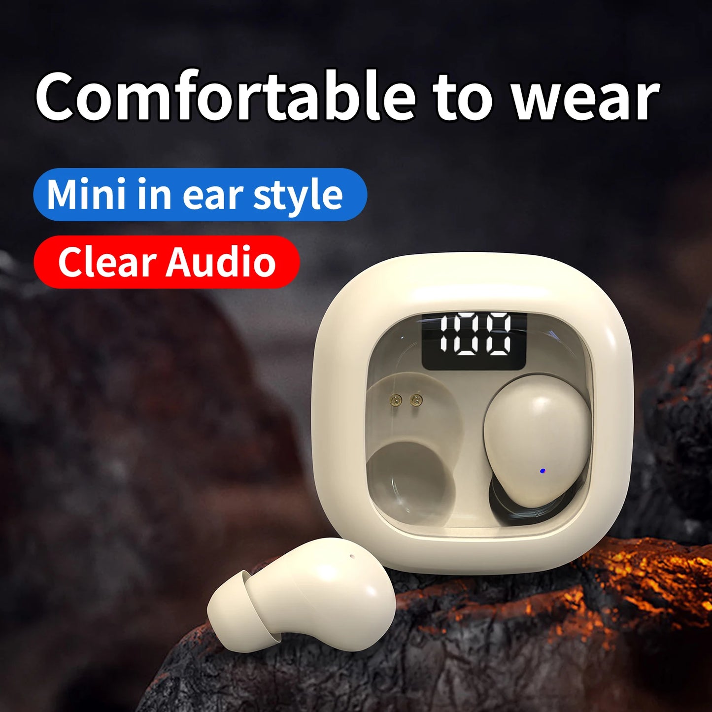 Smallest Invisible Mini Earbuds Wireless Bluetooth for Small Ear Canals
