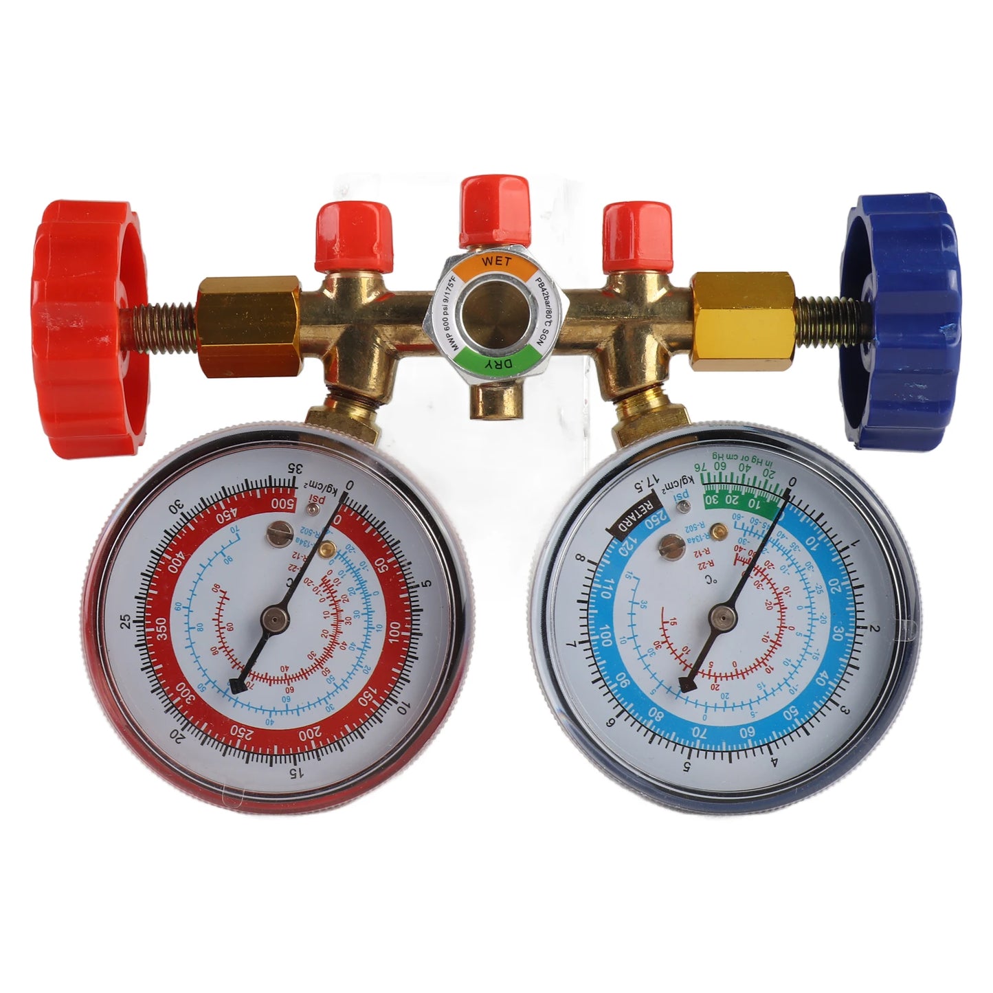 Refrigerant Gauge 3 Way Air Conditioning Manifold Set R134A