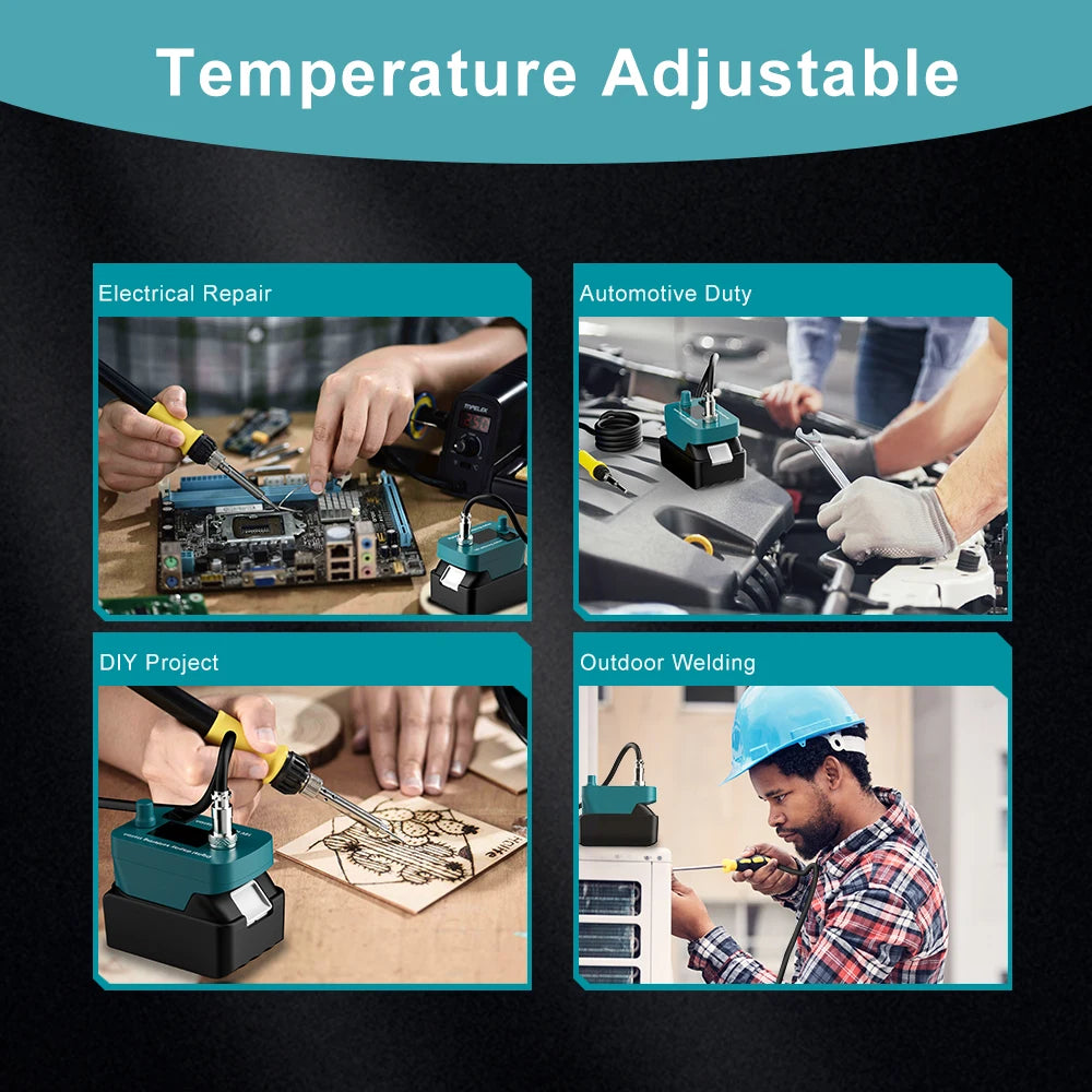 Cordless Electric Soldering Iron Station Tool For Makita 18V