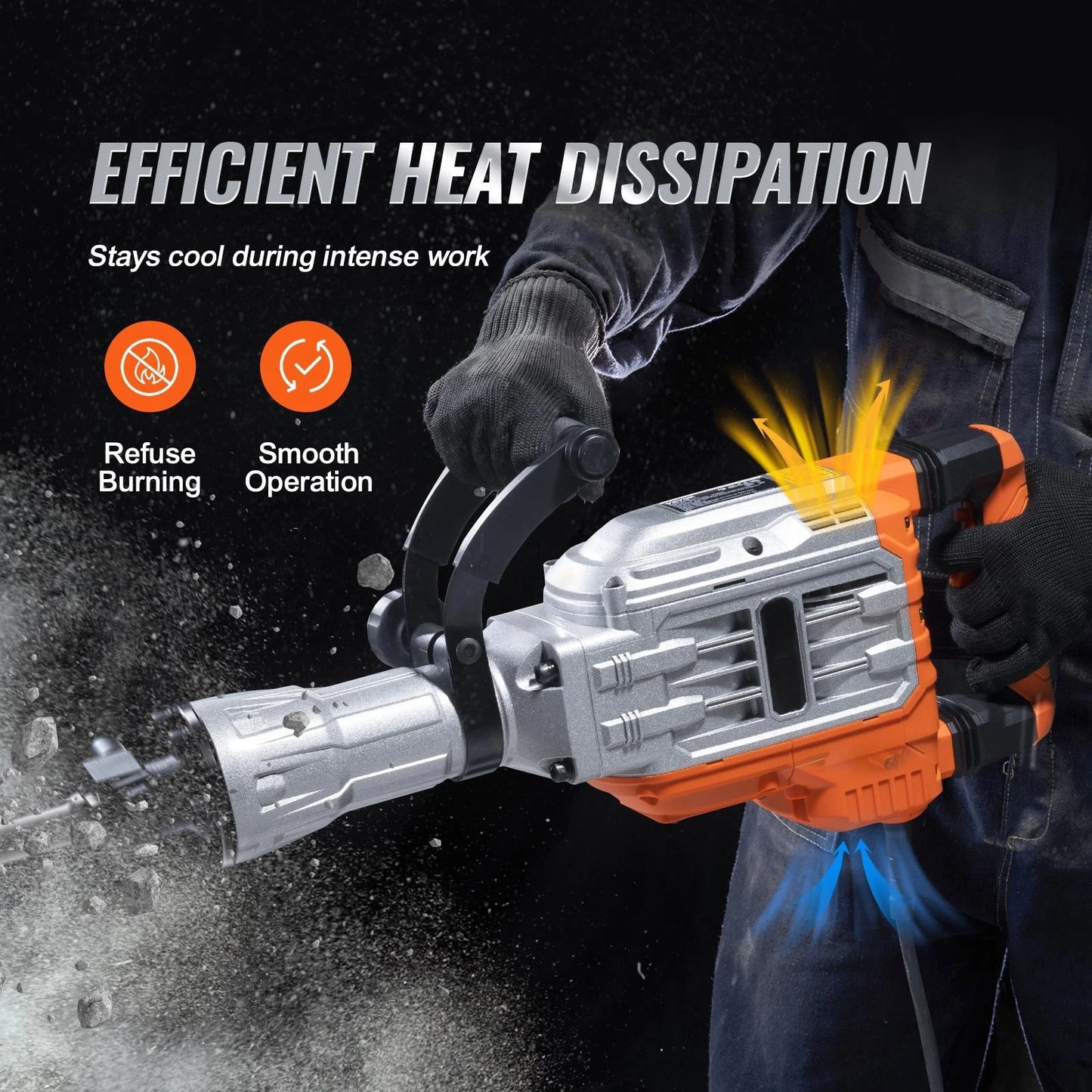 SucceBuy Demolition Jack Hammer 1500W 2200W 3500W Electric