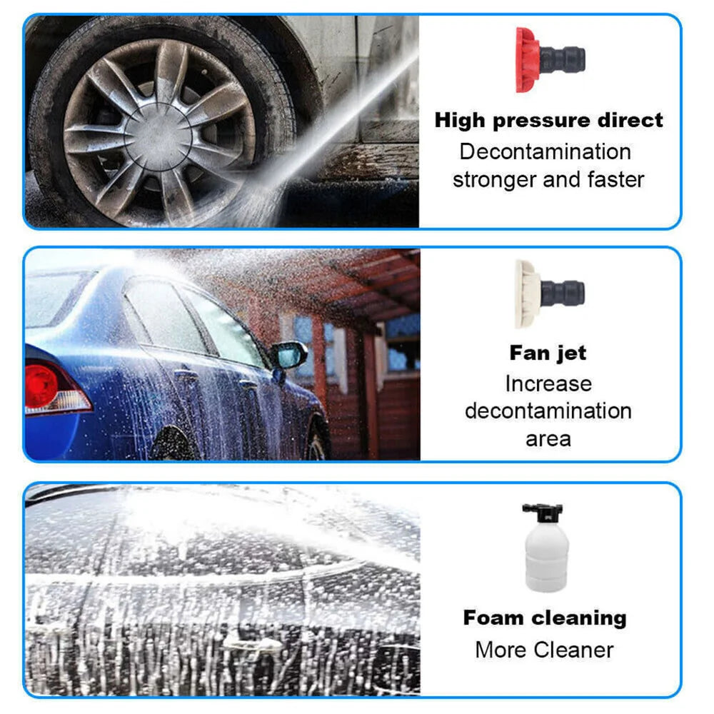 Cordless Pressure Washer 30Bar 300W With 12000mAh Battery