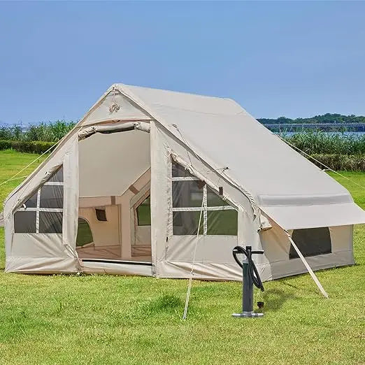 Inflatable Tent With Pump Four To Six Person Glamping Tent