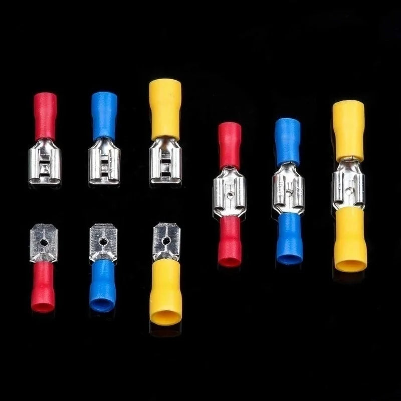 Insulated Cable Connector 280 Pcs Ring Spade Fork Terminals