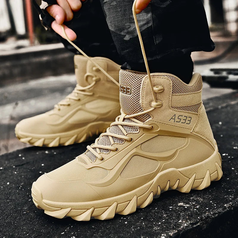 Men's Tactical Boots Anti Collision Durable Hiking Outdoor