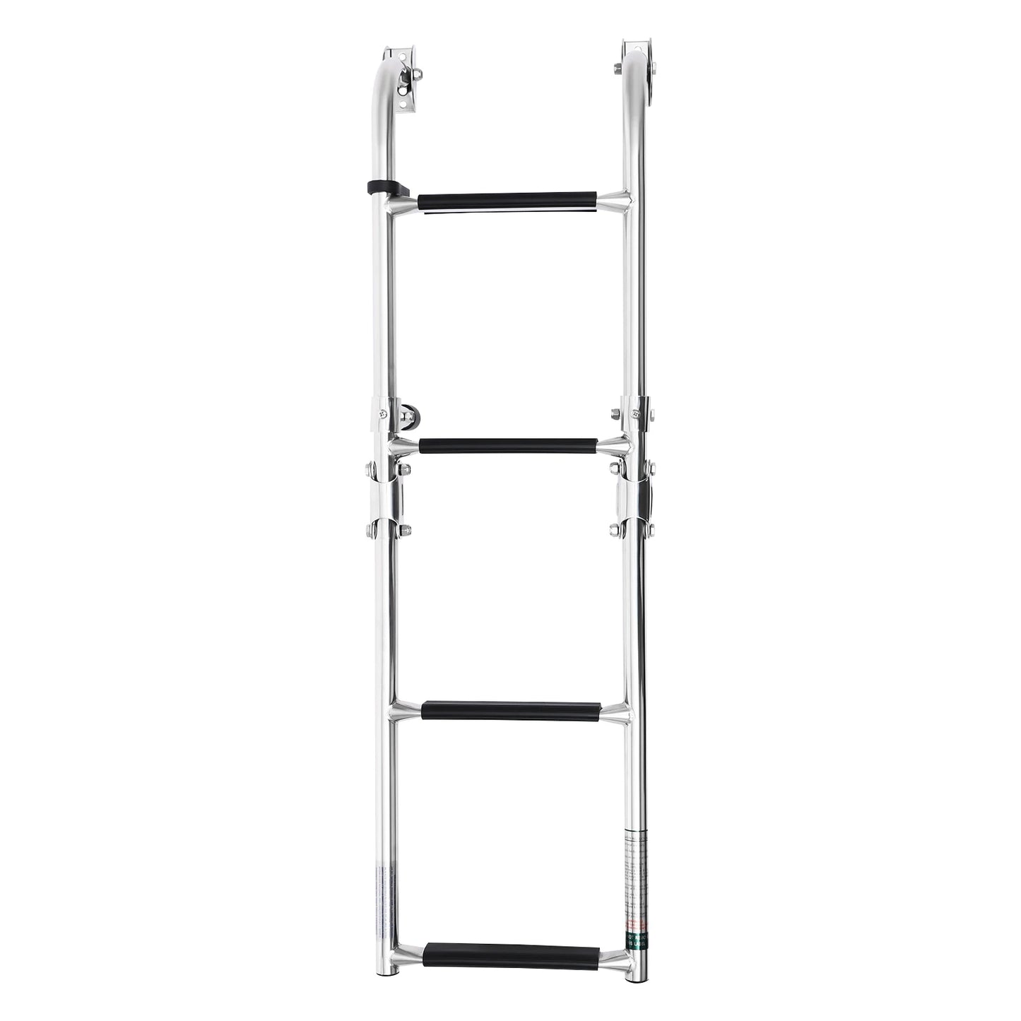 Marine Folding Boat Deck Ladder 4 Steps Stainless Steel