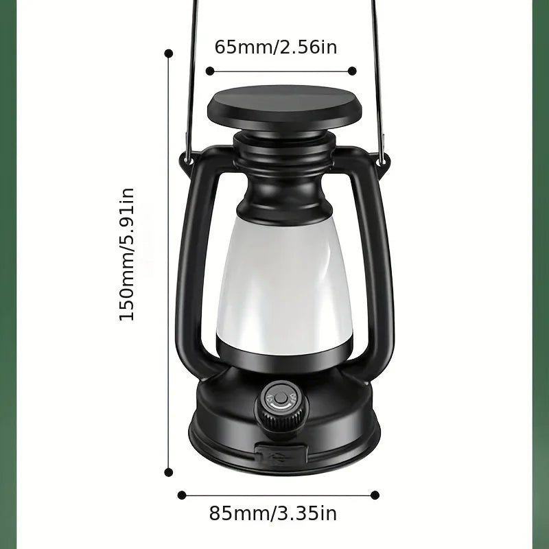 Solar Camping Lamp Portable Rechargeable Atmosphere Lighting