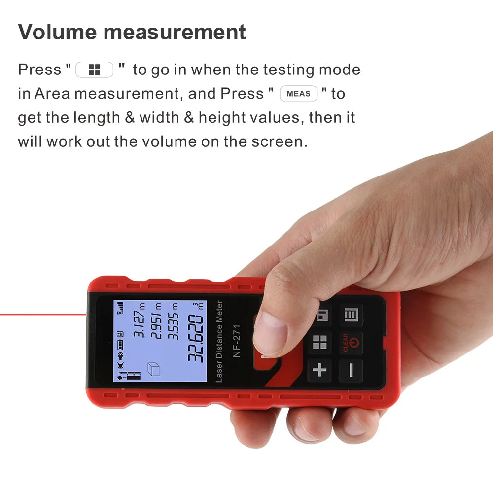 Noyafa NF 271 Laser Distance Meter 40M 80M Range Finder
