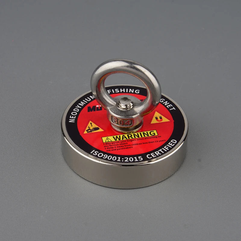N52 Neodymium 150Kg Fishing Magnet Salvage Magnet Printed