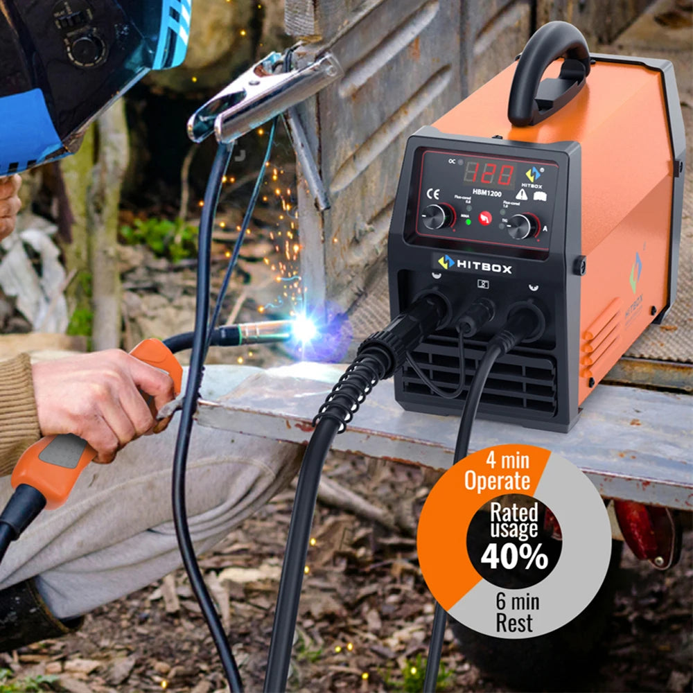 Hitbox HBM1200 3 In 1 Mig Tig Arc Welding Machine Welder