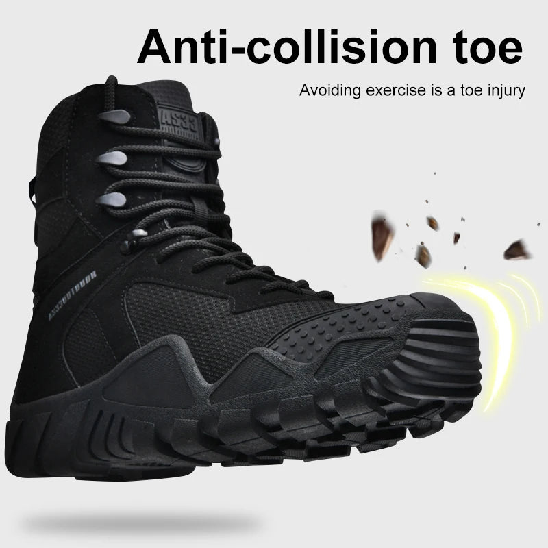 Men's Waterproof Hiking Boots, Lightweight Outdoor Work Boots