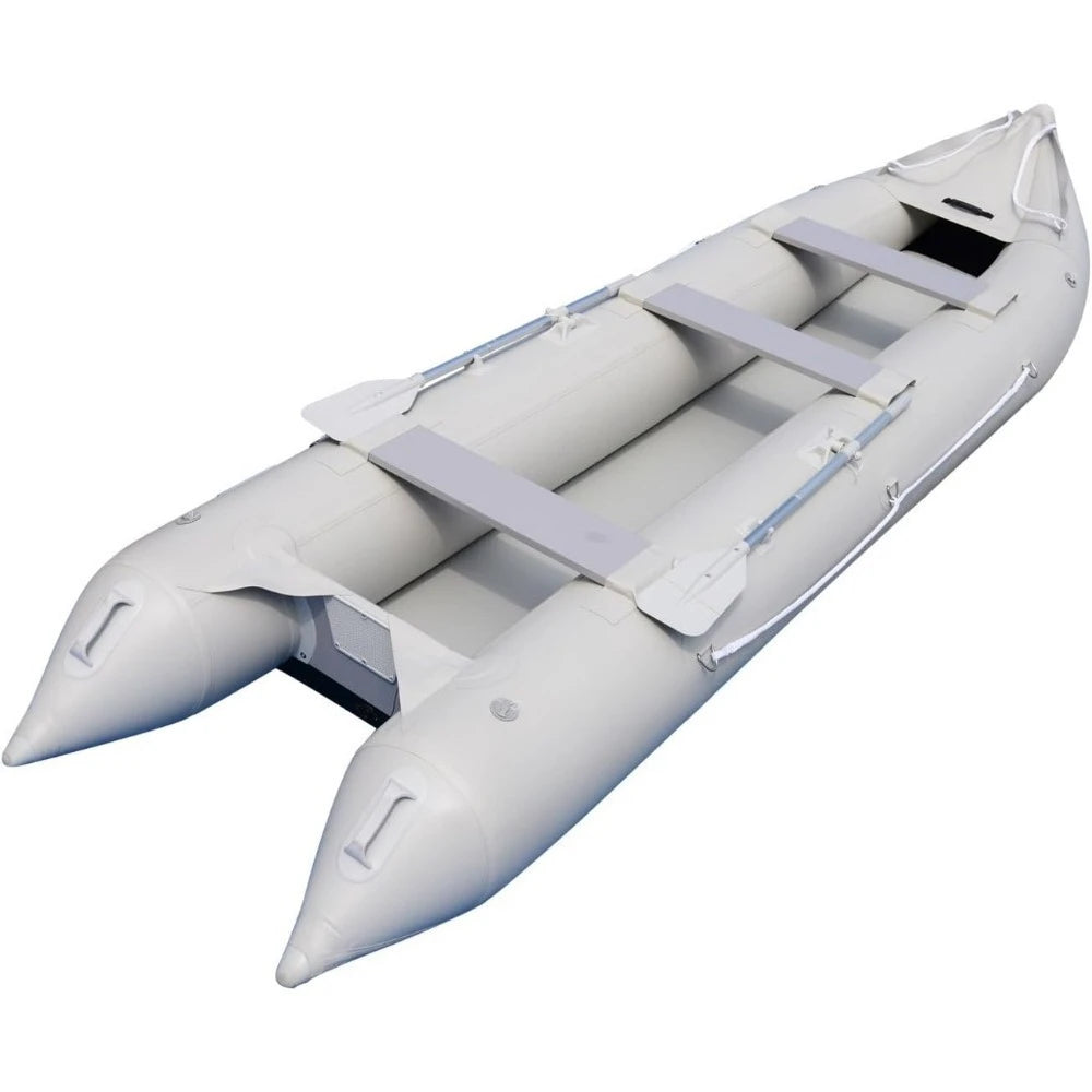 15.4Ft Inflatable Kayak Fishing Tender 4 Person Kayaks