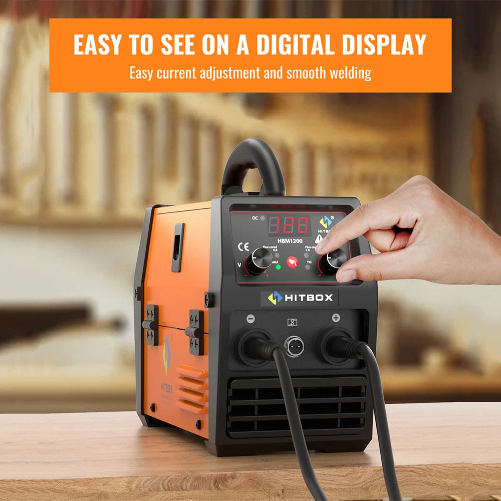 Hitbox HBM1200 3 In 1 Mig Tig Arc Welding Machine Welder
