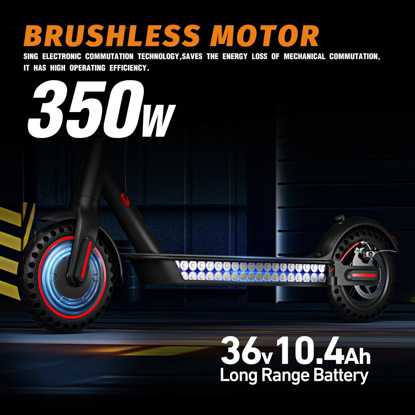 350W Foldable Electric Scooter for Adults Teens Lightweight
