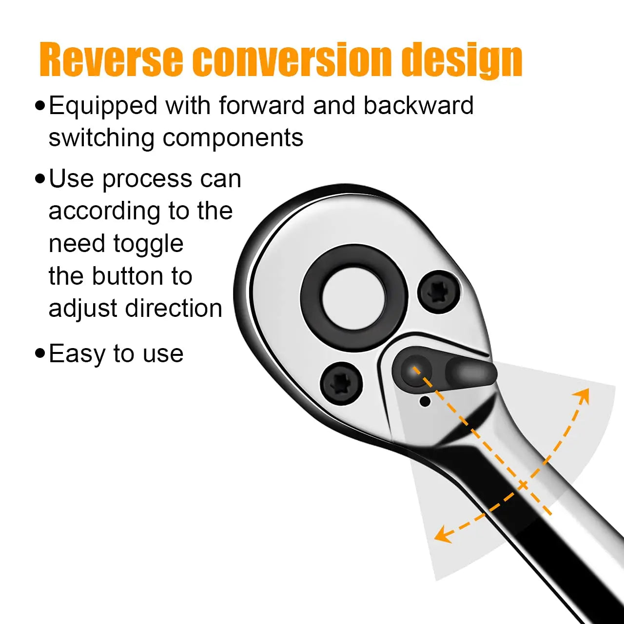 46 Piece Drive Socket Set Ratchet Wrench Set Car Tool Kit Bit Socket Wrench Set Metric Mechanic Tool Set