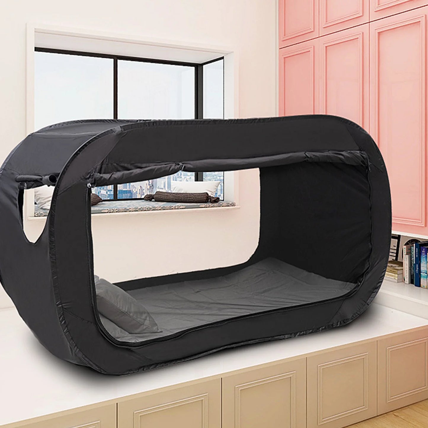 Outdoor Folding Privacy Pop Bed Tent Camping Fully Enclosed Shading Tent for Kids and Adults