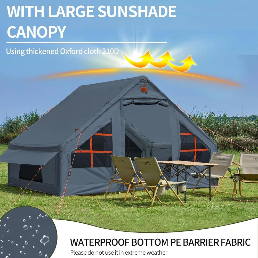 Inflatable Tent With Pump Four To Six Person Glamping Tent