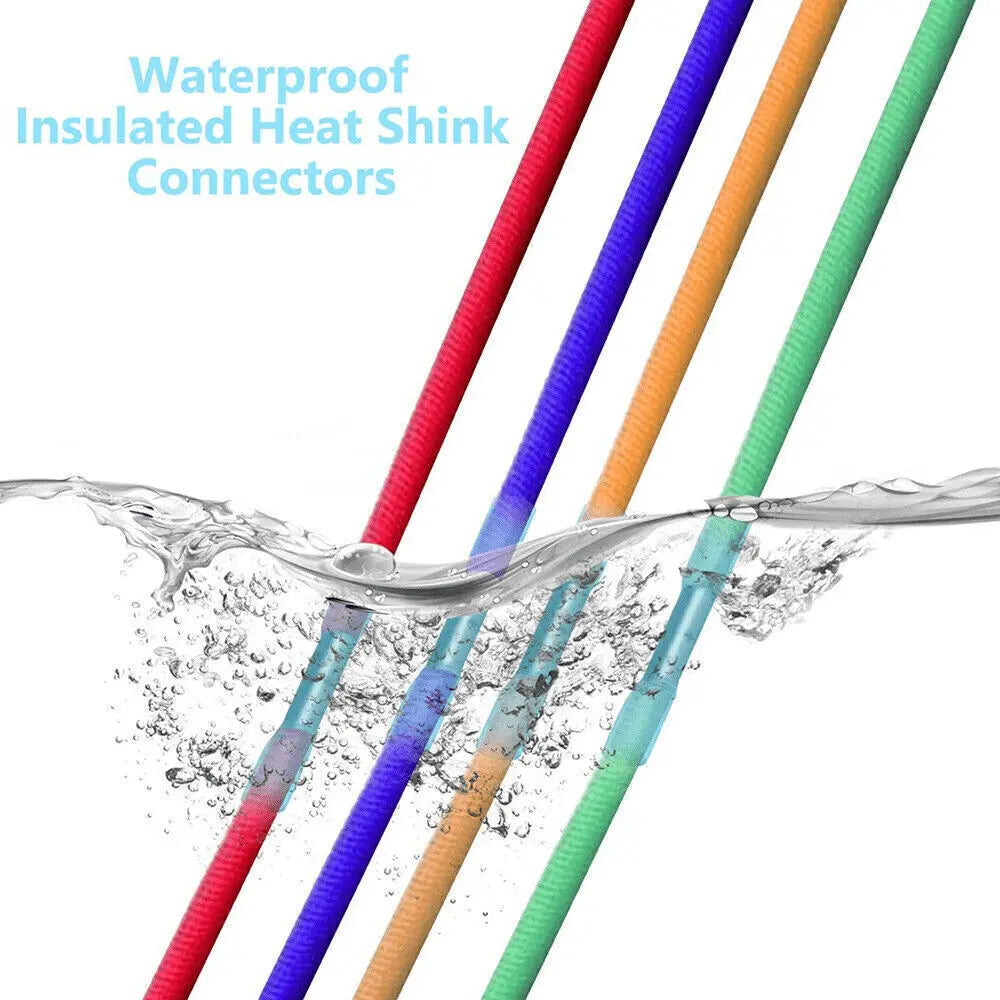 Waterproof Butt Splice Terminals 16 14 AWG Heat Shrink
