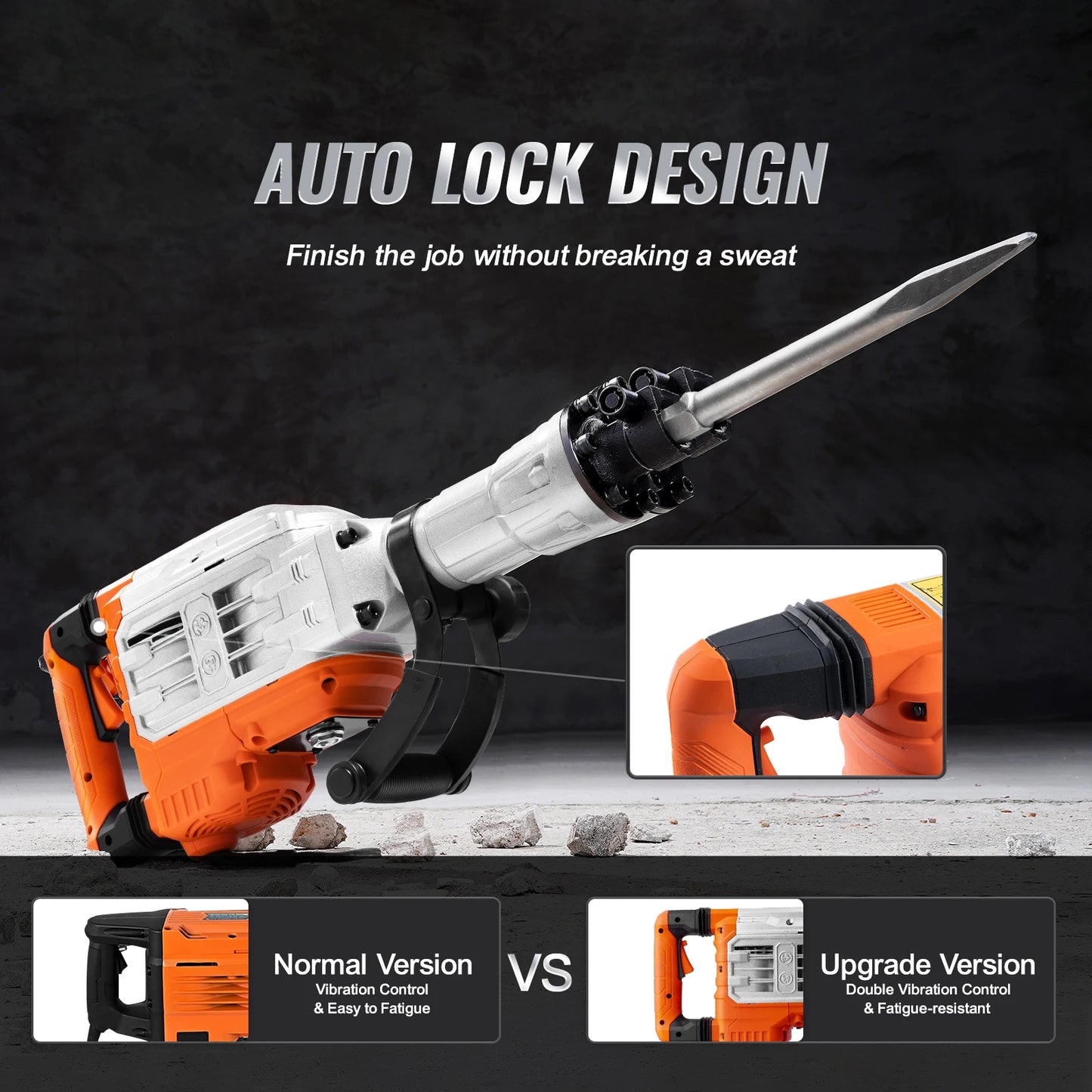 SucceBuy Demolition Jack Hammer 1500W 2200W 3500W Electric