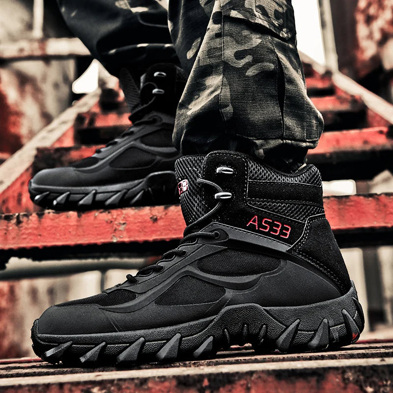 Men's Tactical Boots Anti Collision Durable Hiking Outdoor