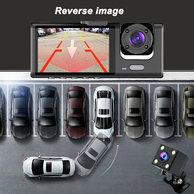 2/3 Channel Dash Cam for Car Front and Rear Camera 1080P Video Recorder Black Box Car DVR Rear View Camera Car Accessory