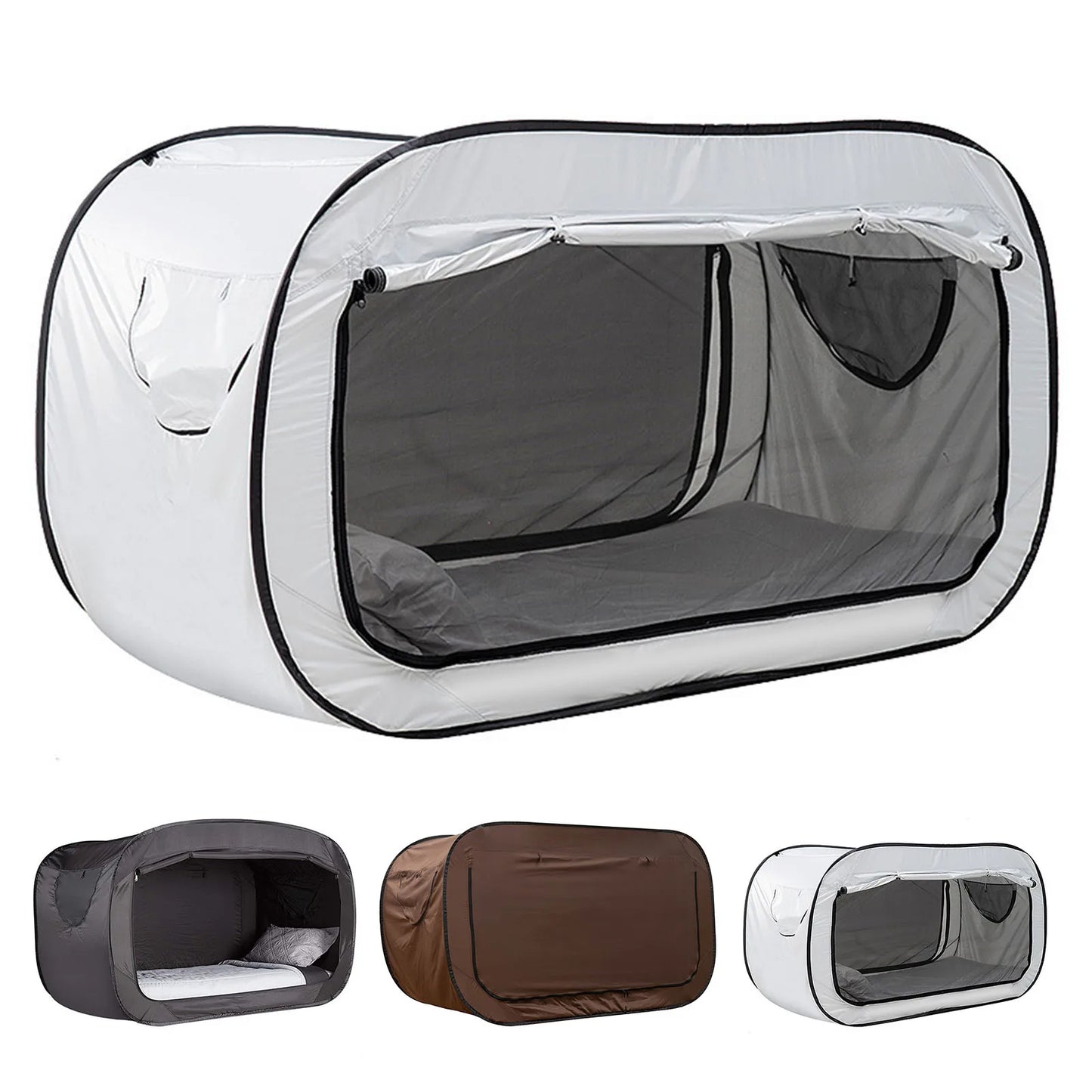 Outdoor Folding Privacy Pop Bed Tent Camping Fully Enclosed Shading Tent for Kids and Adults