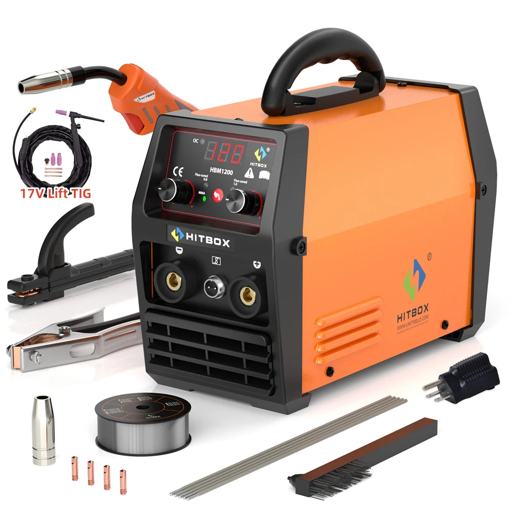 Hitbox HBM1200 3 In 1 Mig Tig Arc Welding Machine Welder