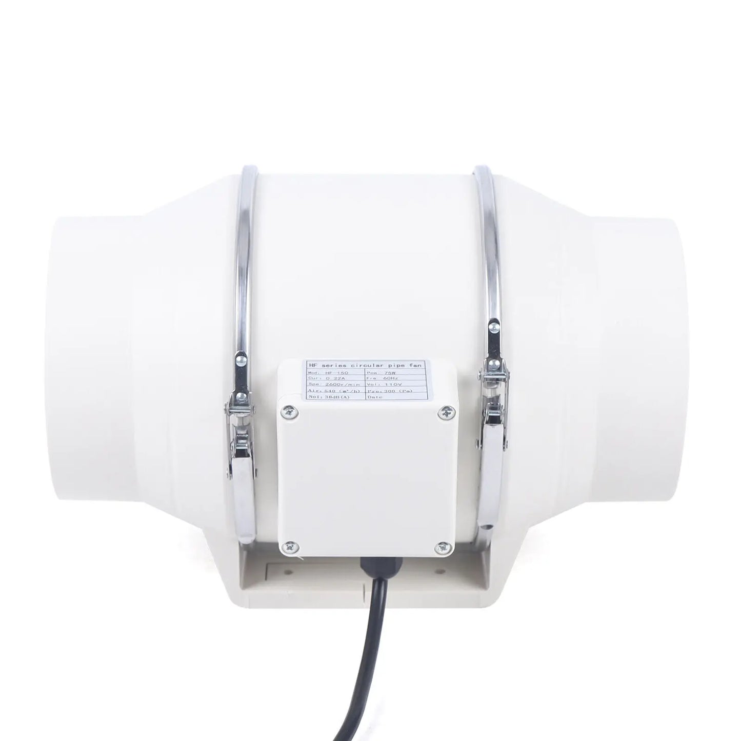 6 Inch Inline Duct Fan 540 CFM Ventilation Blower Quiet