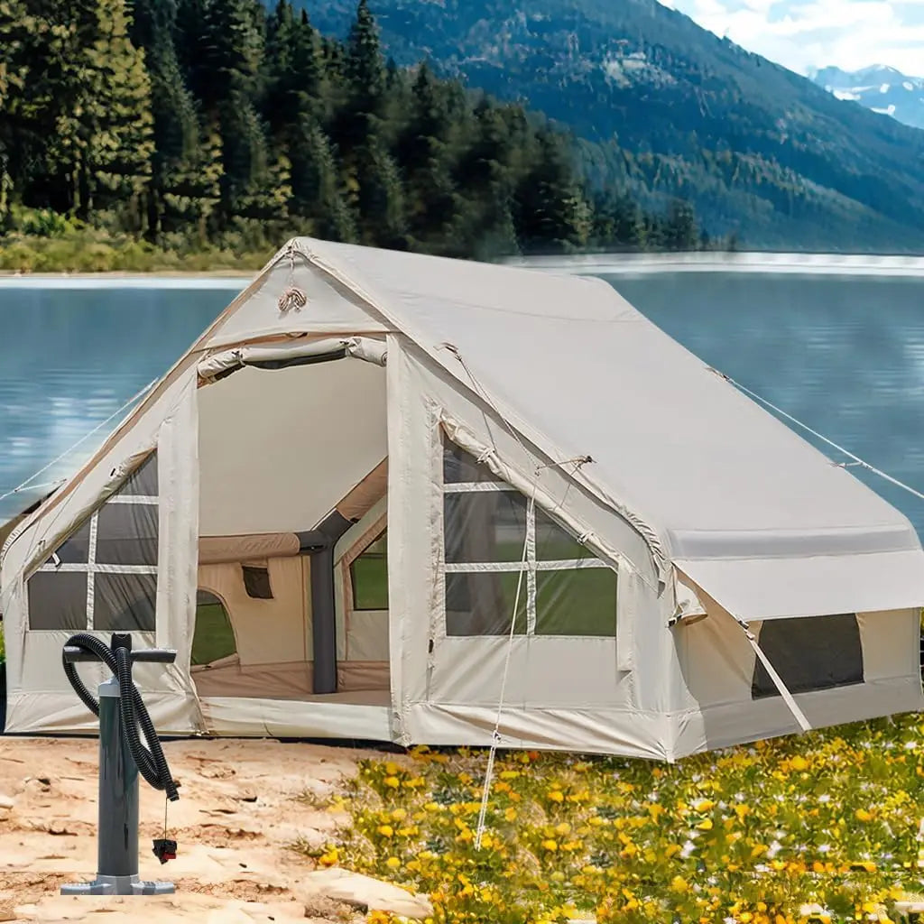 Inflatable Tent With Pump Four To Six Person Glamping Tent