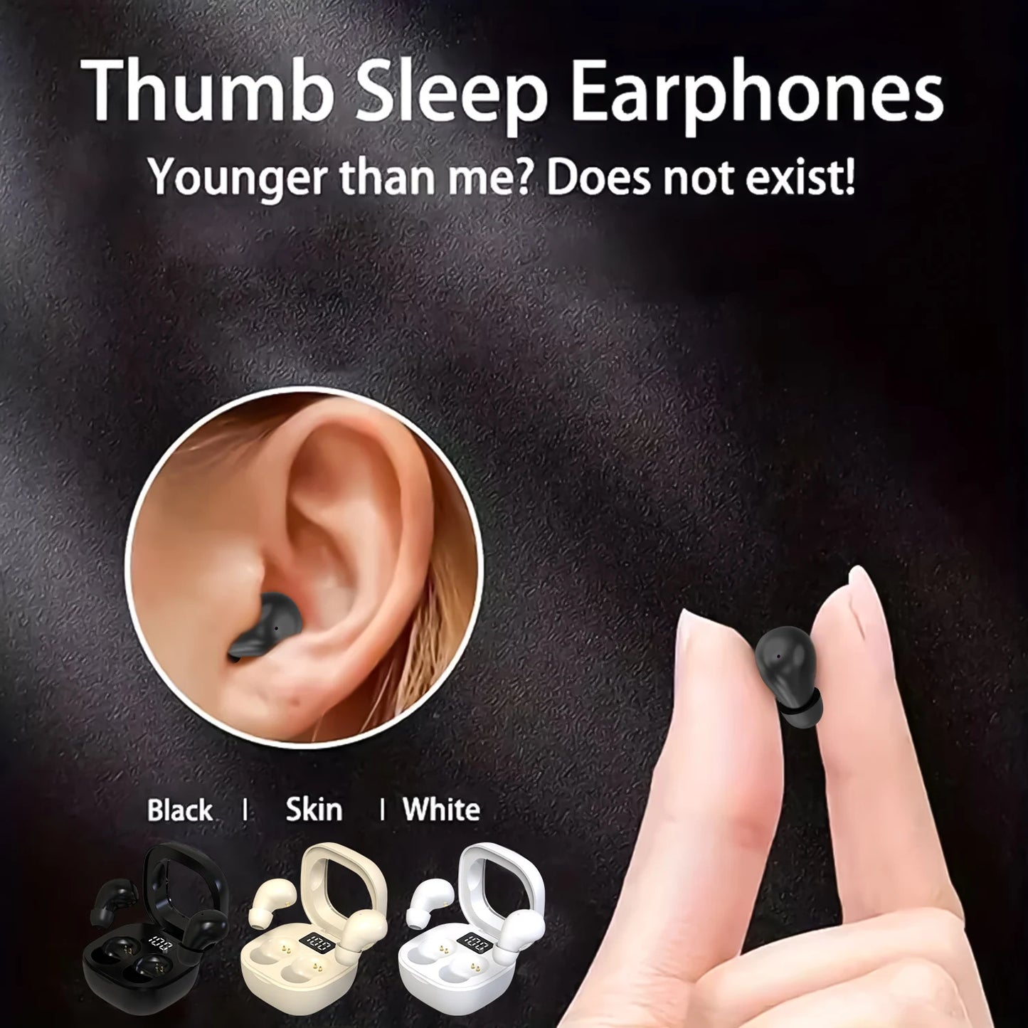 Smallest Invisible Mini Earbuds Wireless Bluetooth for Small Ear Canals
