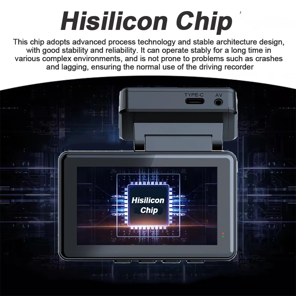 4K Dash Cam Car DVR Support WIFI GPS 4K Front 1080P Rear