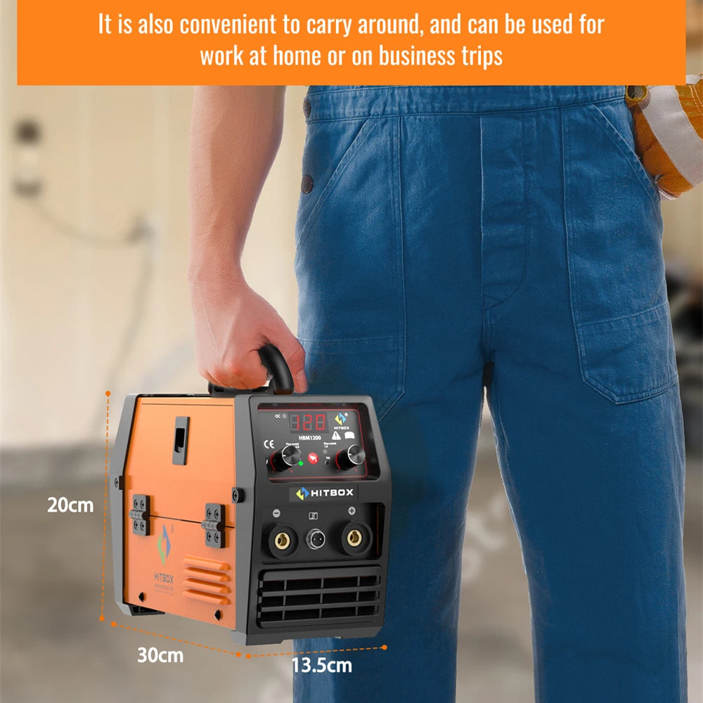 Hitbox HBM1200 3 In 1 Mig Tig Arc Welding Machine Welder