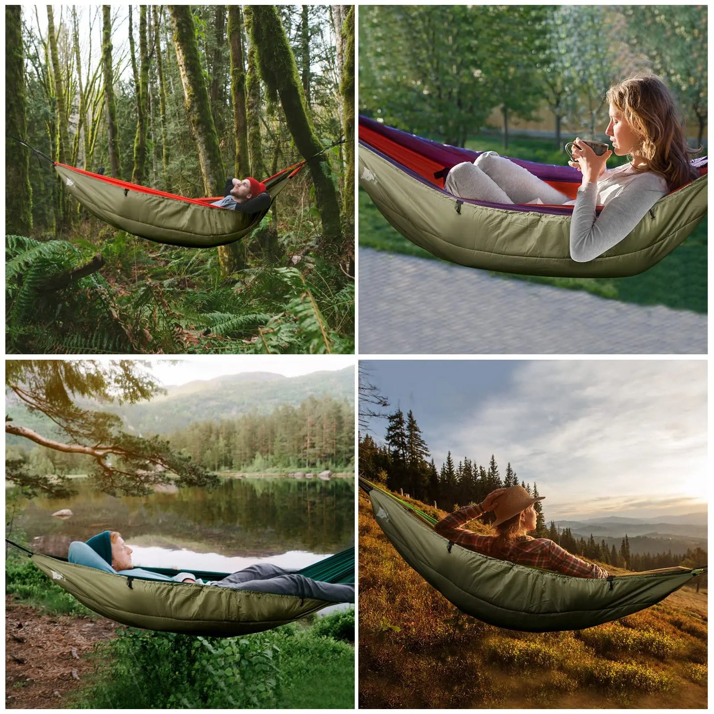 Night Cat Hammock Underquilts Sleeping Bag Insulated 4 Seasons