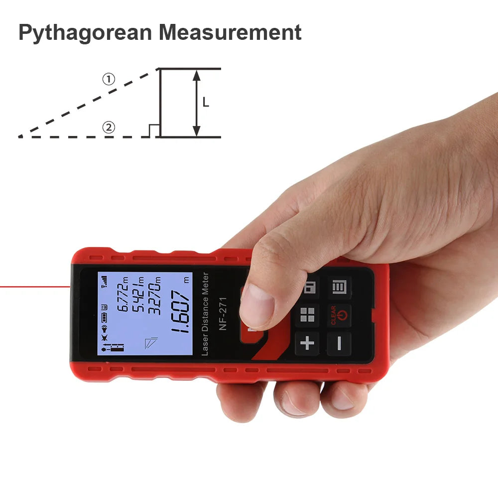 Noyafa NF 271 Laser Distance Meter 40M 80M Range Finder