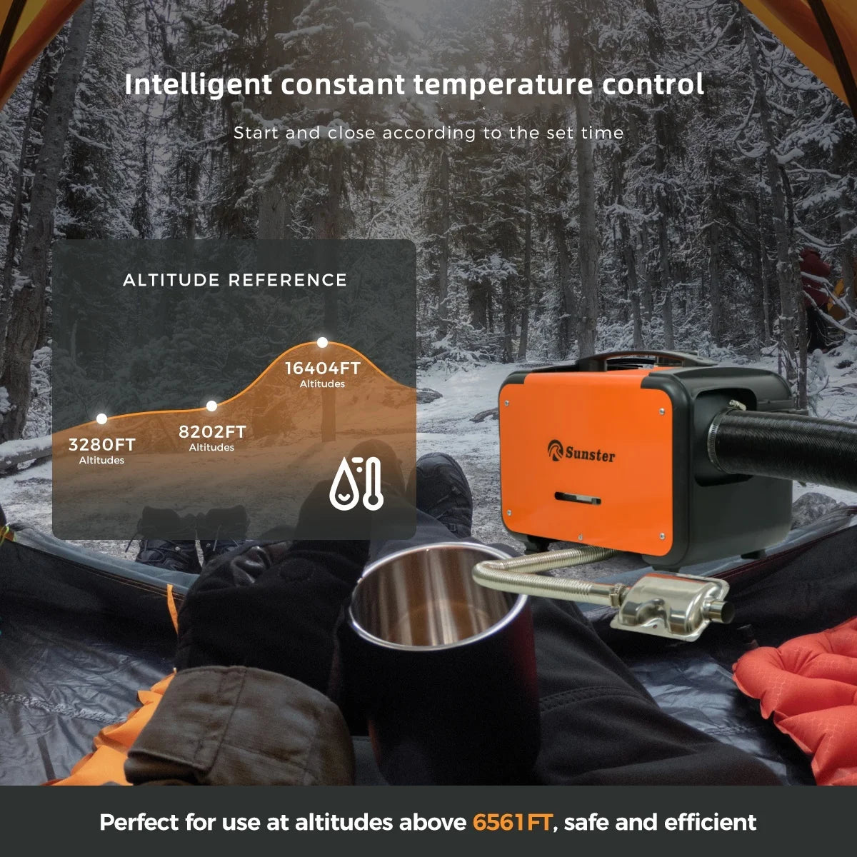 8KW Diesel Air Heater Universal Bluetooth LCD Remote RV