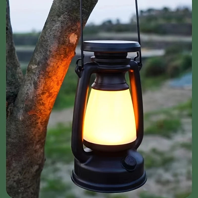 Solar Camping Lamp Portable Rechargeable Atmosphere Lighting