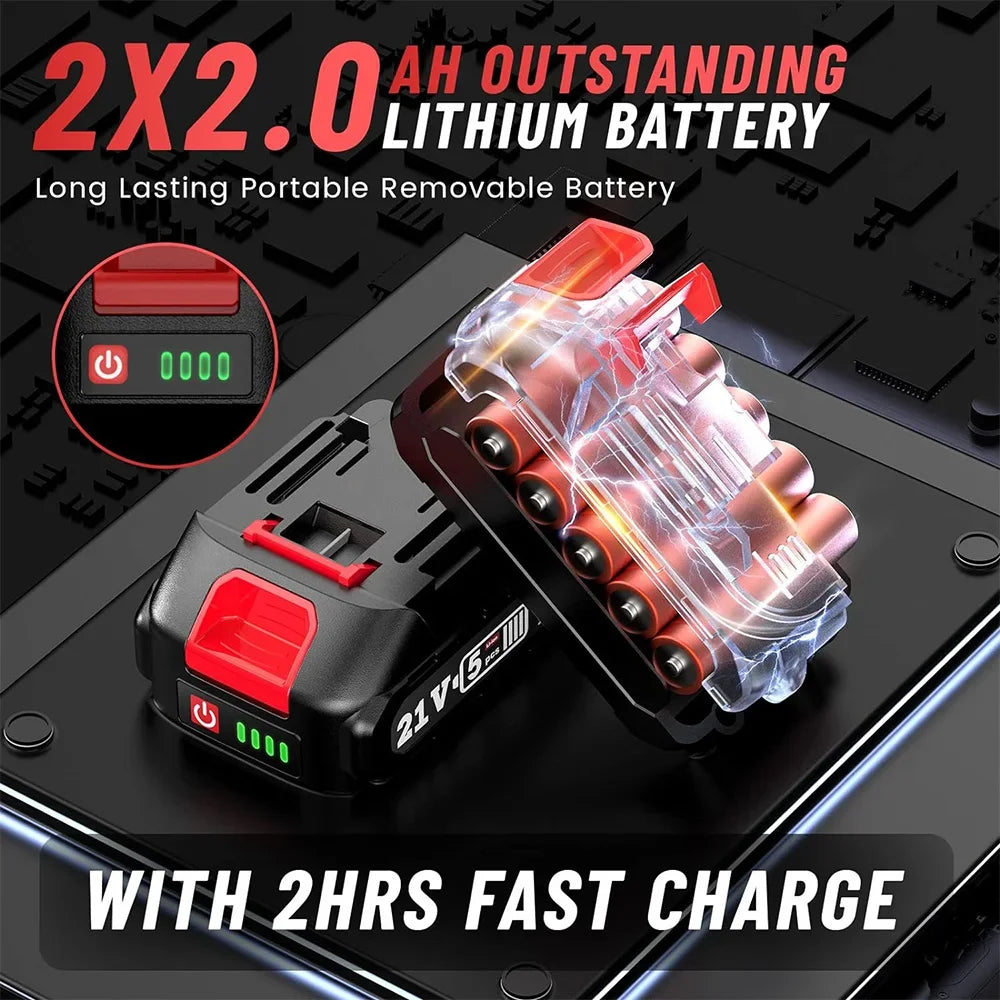 Seesii Cordless Caulking Gun 20V 300ml Battery Sealing Tool