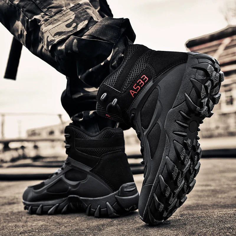 Men's Tactical Boots Anti Collision Durable Hiking Outdoor