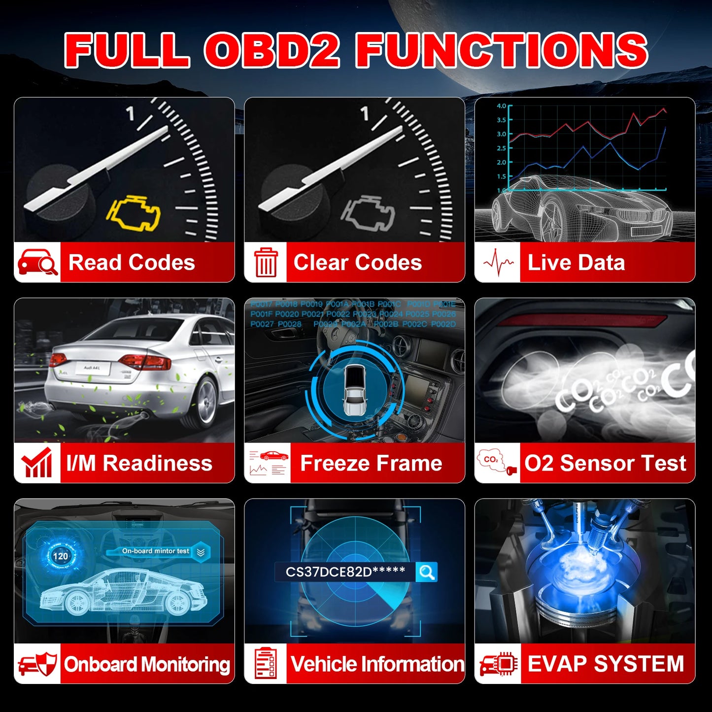 Launch X431 CR300 OBD2 Scanner Code Reader Lifetime Update