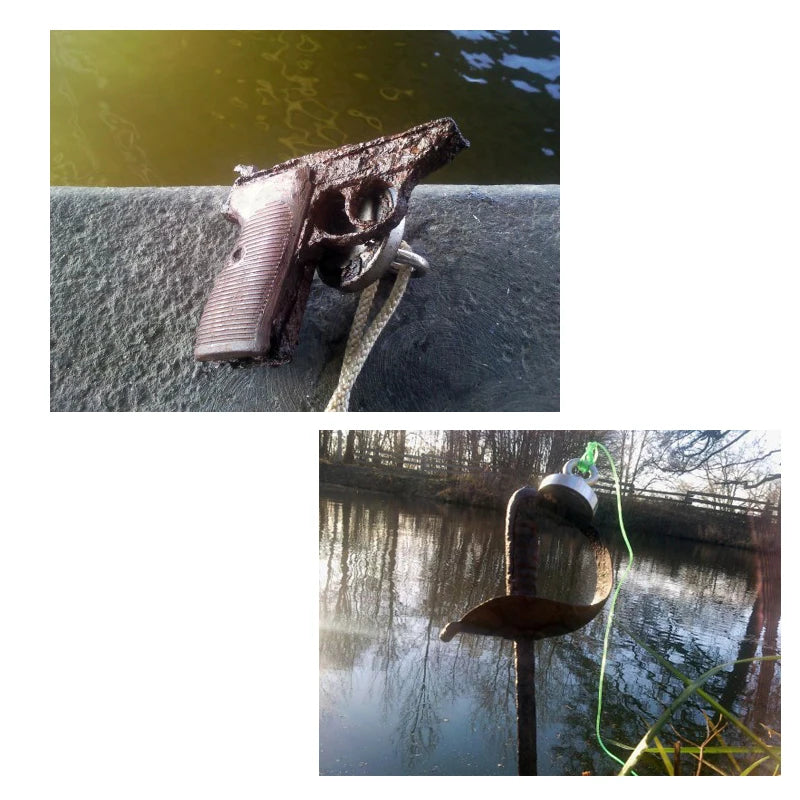 N52 Neodymium 150Kg Fishing Magnet Salvage Magnet Printed