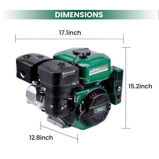 Electric Start Gas Engine 212cc 7HP 4 Stroke Go Kart Pump