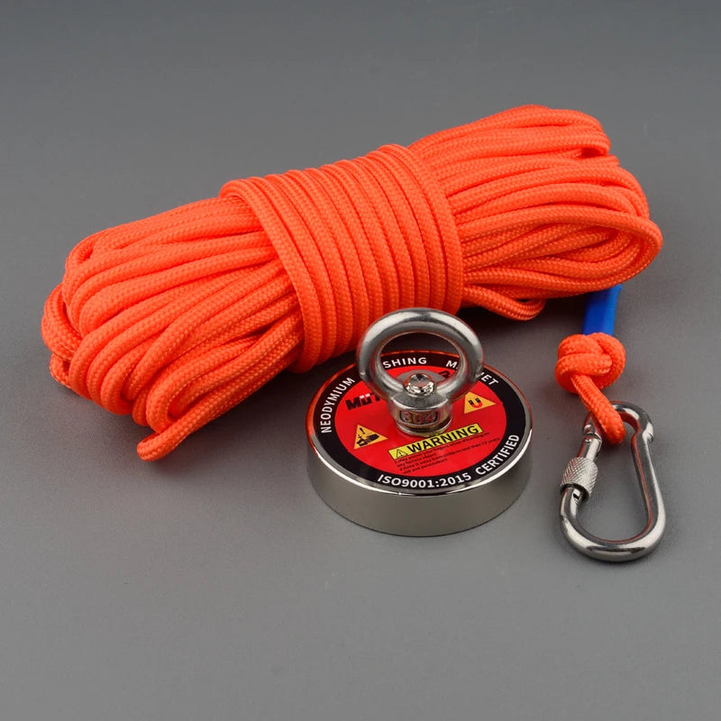 N52 Neodymium 150Kg Fishing Magnet Salvage Magnet Printed