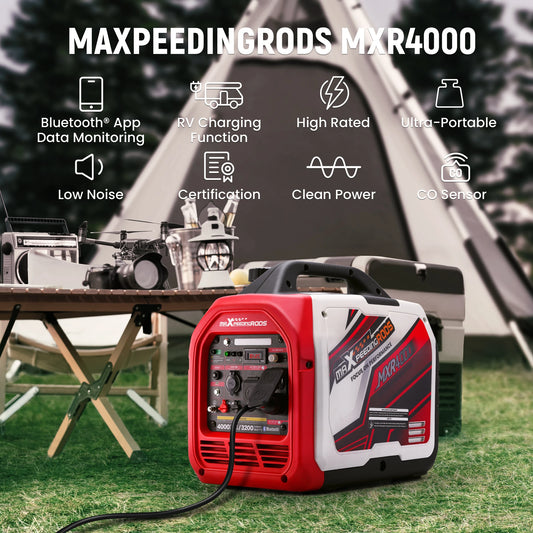 MXR 4000W Inverter Generator Gas Powered RV Camping