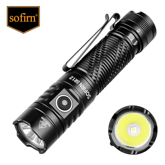 Sofirn SR12 EDC Flashlight 1450LM USB C Rechargeable Torch