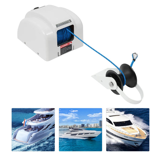 Electric Anchor Winch 45 Lbs Boat Winch Remote Control